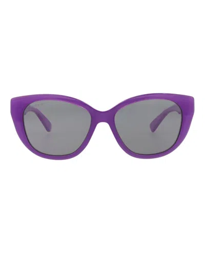 Gucci Cat Eye-frame Recycled Acetate Sunglasses In Purple