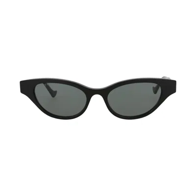 Pre-owned Gucci Cat Eye-frame Recycled Acetate Sunglasses 'black Grey' | Multi-color | Women's Size Onesize