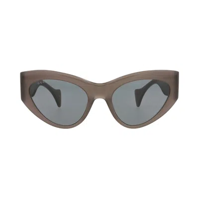 Pre-owned Gucci Cat Eye-frame Recycled Acetate Sunglasses 'grey' | Women's Size Onesize In Gray