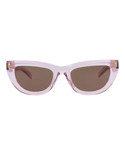 Gucci Cat Eye-frame Recycled Acetate Sunglasses In Pink