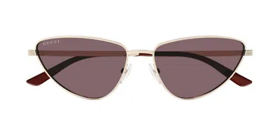 Gucci Cat-eye Frame Sunglasses In 003
