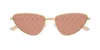 Gucci Cat-eye Frame Sunglasses In 004