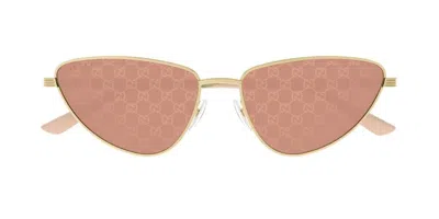 Gucci Cat-eye Frame Sunglasses In 004