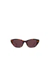Gucci Cat Eye Frame Sunglasses In Brown