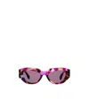Gucci Spotted Tortoiseshell Sunglasses Logo In Multi