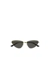 Gucci Eyewear Cat-eye Frame Sunglasses In Black