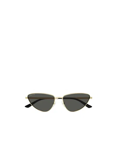 Gucci Eyewear Cat-eye Frame Sunglasses In Black
