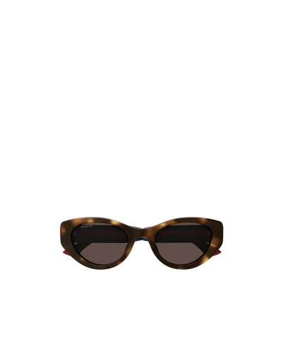 GUCCI GUCCI EYEWEAR CAT-EYE FRAME SUNGLASSES
