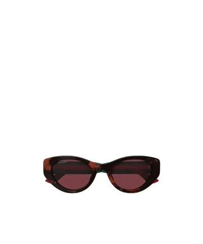 Gucci Cat-eye-frame Sunglasses In Black