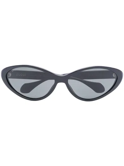 Gucci Cat-eye Frame Sunglasses In Black