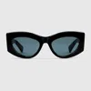 Gucci Cat-eye Frame Sunglasses In Black