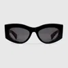 Gucci Cat-eye Frame Sunglasses In Black