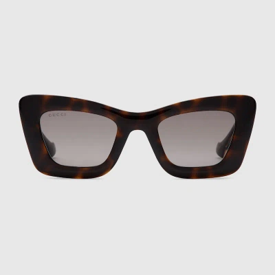 Gucci Cat-eye Frame Sunglasses In Brown