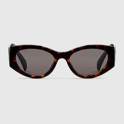 Gucci Cat-eye Frame Sunglasses In Brown