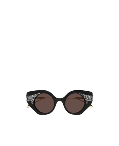 Gucci Cat-eye Frame Sunglasses In Brown