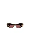 Gucci Cat-eye Frame Sunglasses In Brown