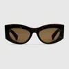 Gucci Cat-eye Frame Sunglasses In Brown