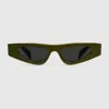 Gucci Cat-eye Frame Sunglasses In Green