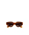 Gucci Cat Eye-frame Sunglasses In Havana