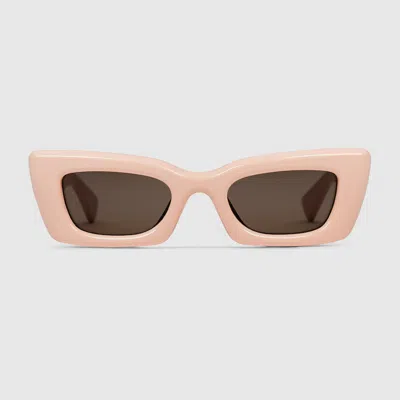 Gucci Cat-eye Frame Sunglasses In Pink