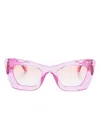 Gucci Cat-eye Frame Sunglasses In Pink