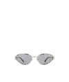 Gucci Cat Eye-frame Sunglasses In Silver