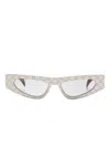 Gucci Cat Eye-frame Sunglasses In Silver