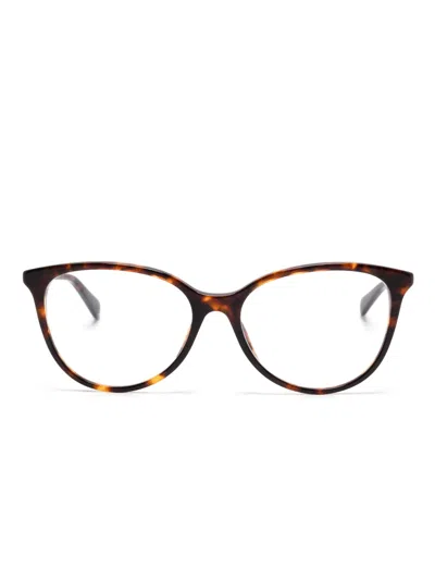 Gucci Cat-eye Glasses In ブラウン