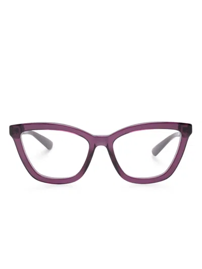 Gucci Cat-eye Glasses In 紫色