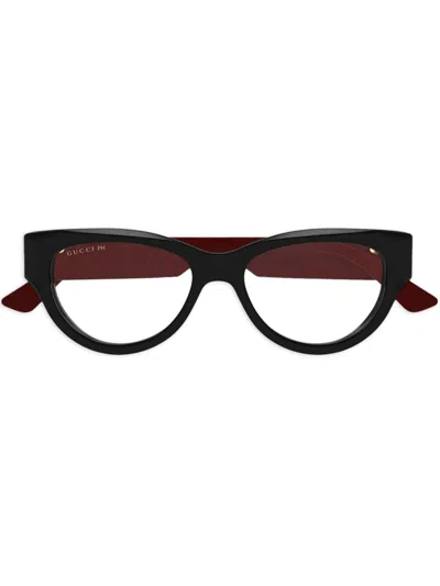 Gucci Cat-eye Glasses In Black