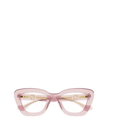 Gucci Cat-eye Glasses In Pink