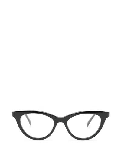Gucci Cat-eye Logo Glasses In Black