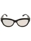 Gucci Cat-eye Logo Lens Frame In Black