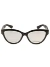 Gucci Cat-eye Logo Lens Frame In Black