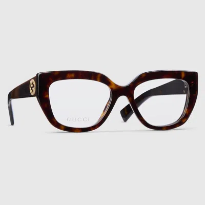 Gucci Cat-eye Optical Frame In Brown
