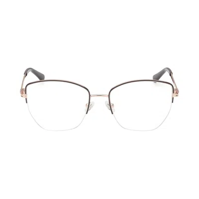 Pre-owned Gucci Cat Eye Optical Glasses 'black/gold/transparent' | Women's Size Onesize
