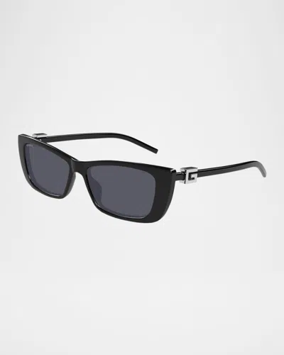 Gucci Cat-eye Plastic Sunglasses In Black