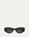 Gucci Cat-eye Recycled Acetate Sunglasses In Black