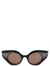 Gucci Cat Eye Sequin Sunglasses. In Brown
