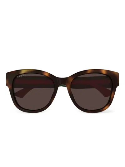 Gucci Cat-eye Sunglasses In Brown