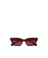 Gucci Logo Rectangular Cat-eye Sunglasses