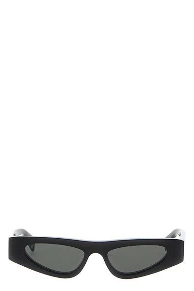 Gucci Cat Eye Sunglasses In Black
