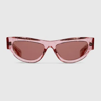 Gucci Cat Eye Sunglasses In Purple