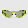 Gucci Cat Eye Sunglasses In Green