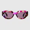 Gucci Spotted Tortoiseshell Sunglasses Logo In Multi