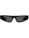 Gucci Black Cat Eye Sunglasses In Black