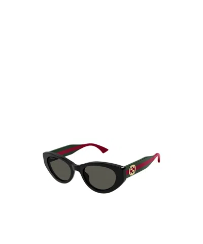 GUCCI GUCCI EYEWEAR CAT-EYE FRAME SUNGLASSES