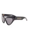 Gucci Cat Eye Sunglasses In Black