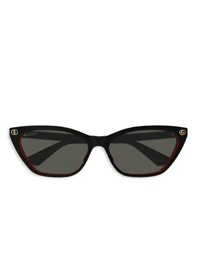 Gucci Cat-eye Sunglasses In Black