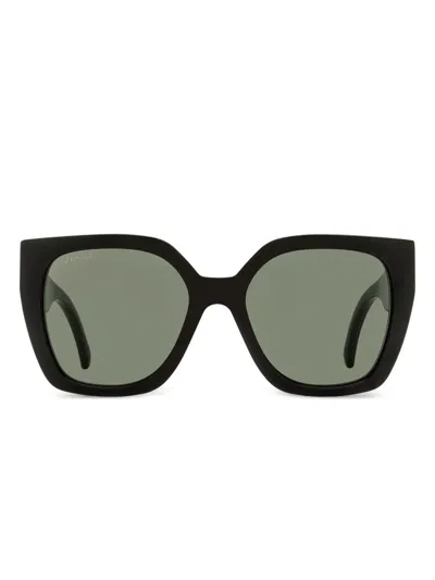 Gucci Cat-eye Sunglasses In Green